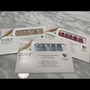 3 sets of Color Street nails 💅